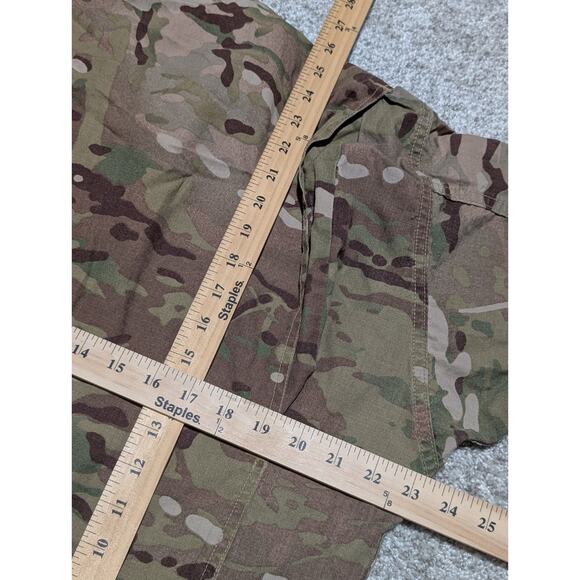New Army Camo Combat Coat Jacket Team Soldier Flame Resistant Fr SZ Medium Short - Picture 7 of 8